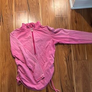 Pink Quarter-Zip Pullover UV Skinz